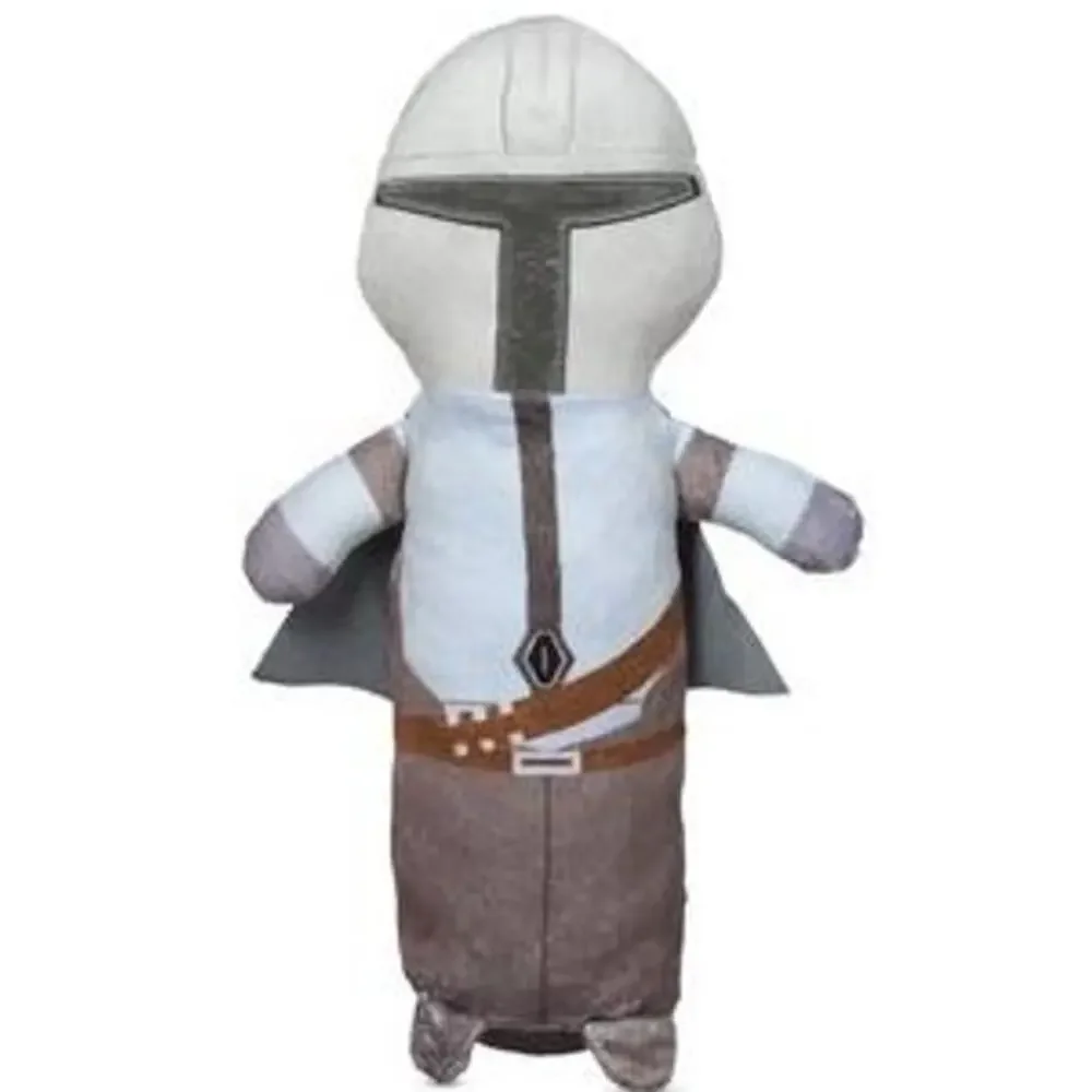 Fetch For Pets Star Wars Mandalorian Mando Bobo Plush Squeaky Dog Toy Large 12